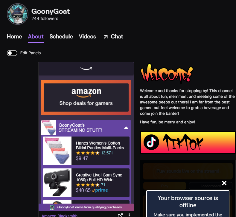 GoonyGoat's tweet photo. It's #FridayCryday! Tonight at around 19:00 CET We start working through those undies 🥲
https://t.co/VpZqruUqtI
#pacify #gaming #TwitchAffliate #twitchtv #SmallStreamer #SmallStreamerCommunity #Streamcaster #SmallStreamersConnect @rtsmallstreams @SmallStreamersC #goonygoat https://t.co/VqgbJy052H