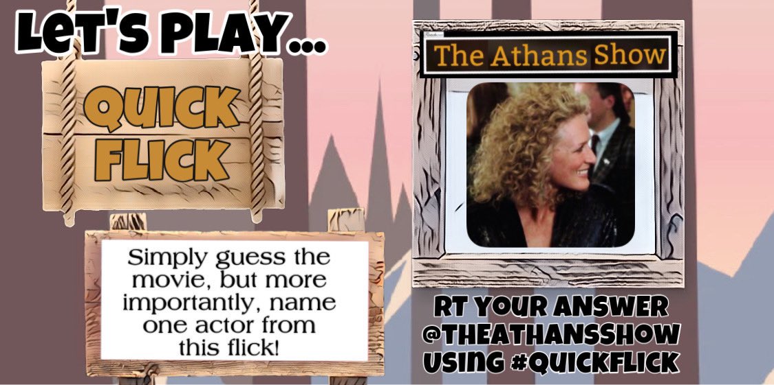 TheAthansShow's tweet image. Btw, there's still time left to participate in our game of #quickflick! Listen to the show and find out what were giving away this week! Can you guess the movie and actor from this flick? 😛😏 #fridaymorning #FridayMotivation #StaySafeStayHealthy #podcast #apple