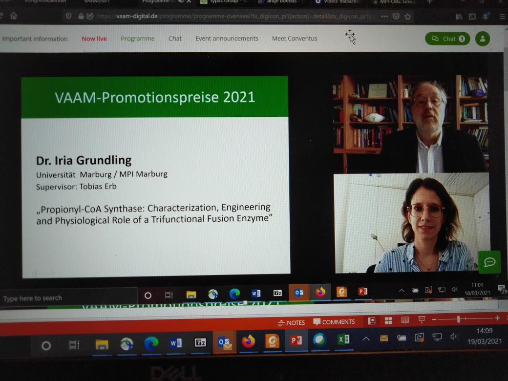 erblabs's tweet photo. Congratulations Iria to the #VAAM Phd award for an excellent and innovative PhD thesis at #MPIterMic https://t.co/94j6JY6iIS