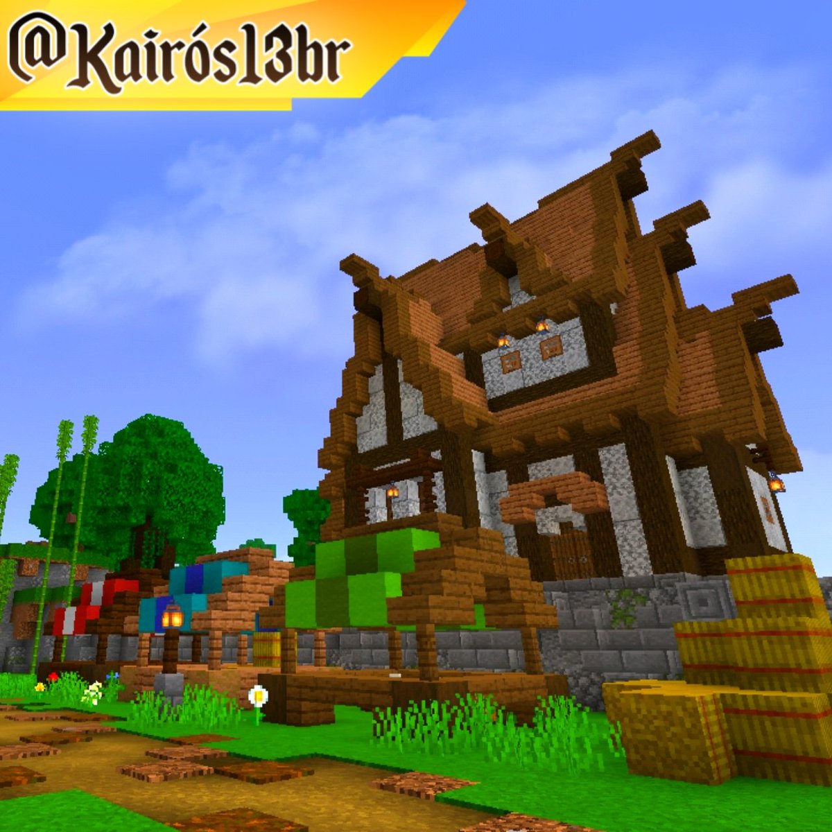 Kairs131's tweet photo. Hospedaria no Minecraft #Minecraft #OrgulhoBuilder https://t.co/TkUJxDHTmY