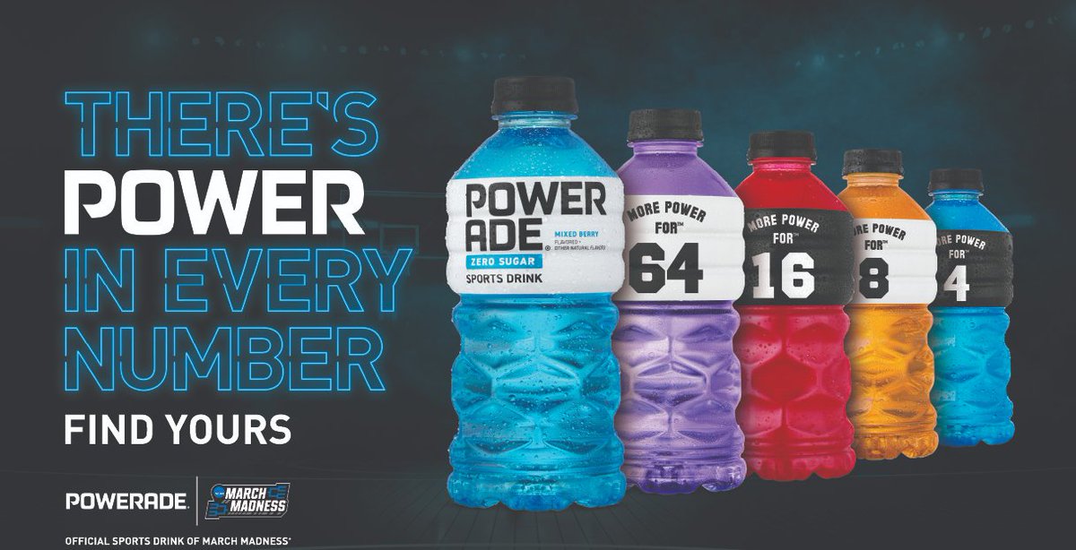 CokeFlorida's tweet photo. Today is first round! What’s your pick? #powerade #MorePowerForMe #bracketology https://t.co/wKjWMqB3p7