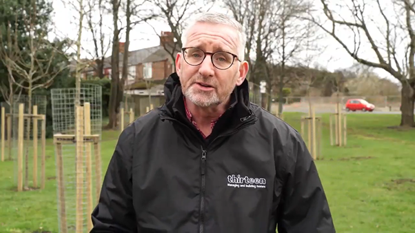 ClimateActionNE's tweet photo. Now speaking at our #BeesAndTrees conference is John Woods of @Thirteen_Group who, along with his teams, are making a huge positive difference across our region. 'Every little helps!'
#BeeMoreTree #biodiversity #beewilding #IntlForestDay #ForNature #generationrestoration https://t.co/XFS9leJQsX