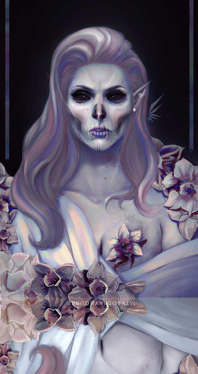 I think it's a final repaint of this one. One of my characters - Beatrice.