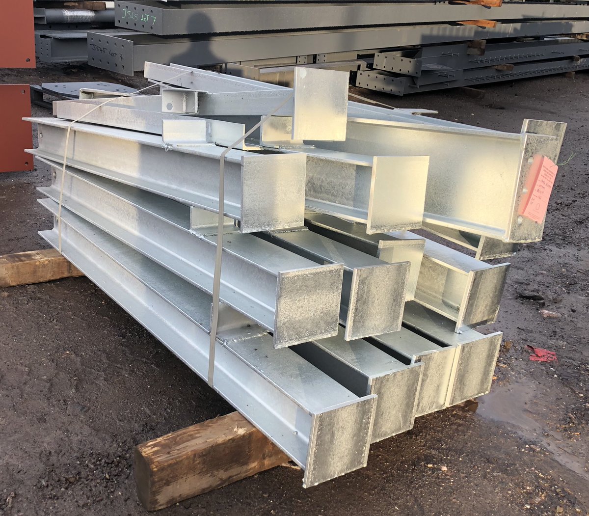 Fabrication in hot dipped galvanised