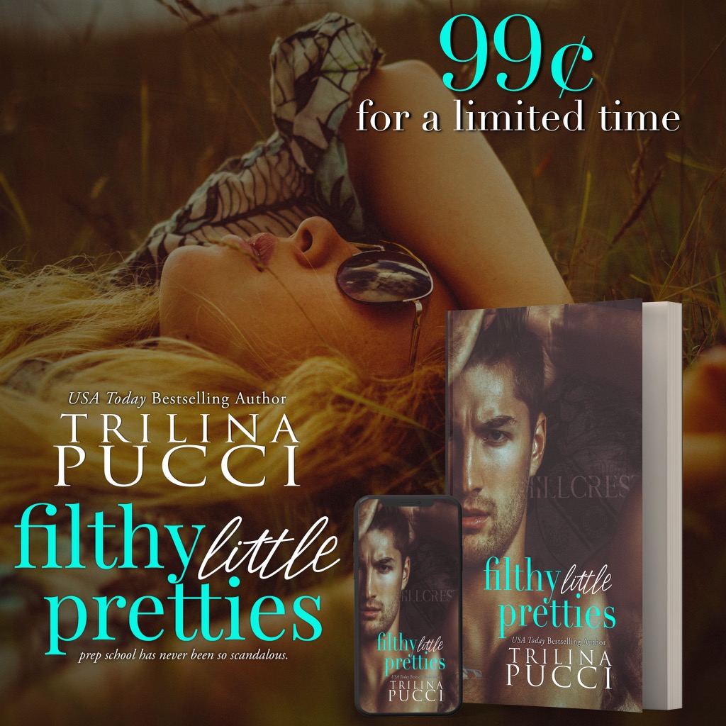 GiveMeBooksPR's tweet photo. #99c #SALE #KU "An incredible read!” "This book was emotional, raw, beautiful, real, unpredictable and PERFECT.” Filthy Little Pretties by @trilina_pucci #HillcrestPrep https://t.co/ElSxyBsPDW https://t.co/VWoLbcpjVN