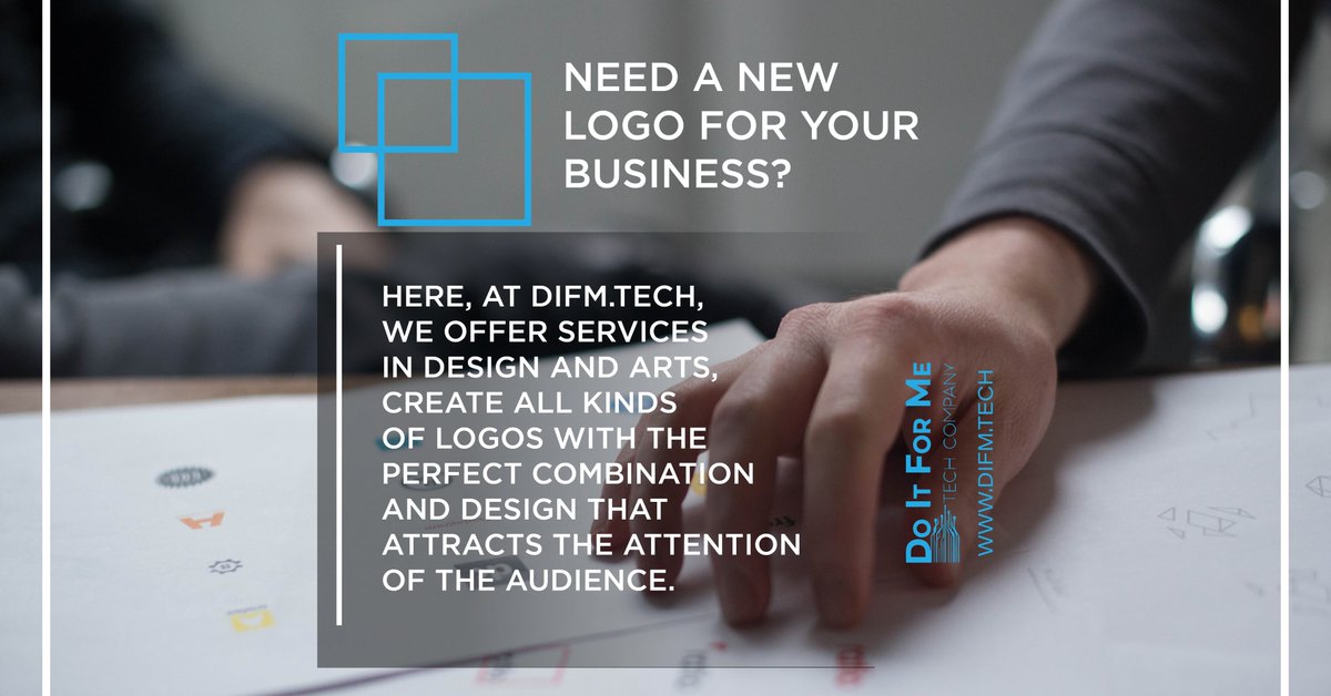 difm_llc's tweet photo. Are you exploring new options just because you need a #logo designed for your company?
https://t.co/uFwHrDB2l3 offers #graphicdesign services. So, what are you waiting for?
Visit our Website- https://t.co/B9pjiHrZSQ
#difmtech #doitforme #ServiceSaturday #brandlogo #business https://t.co/L3cHaINJEF