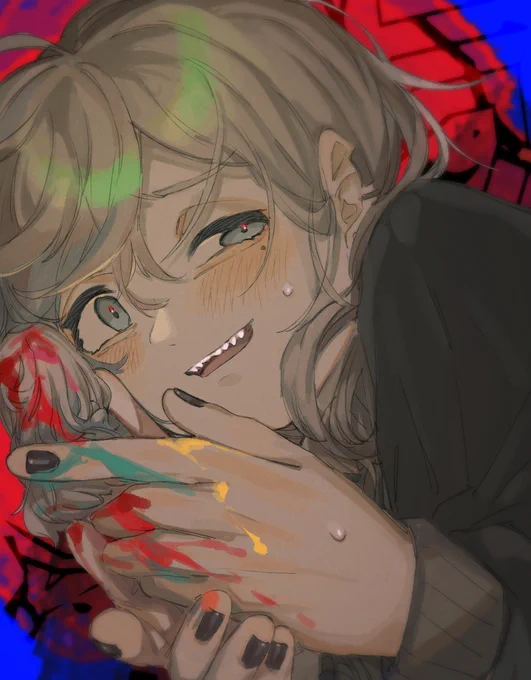 愛してるわ
 #かな絵 