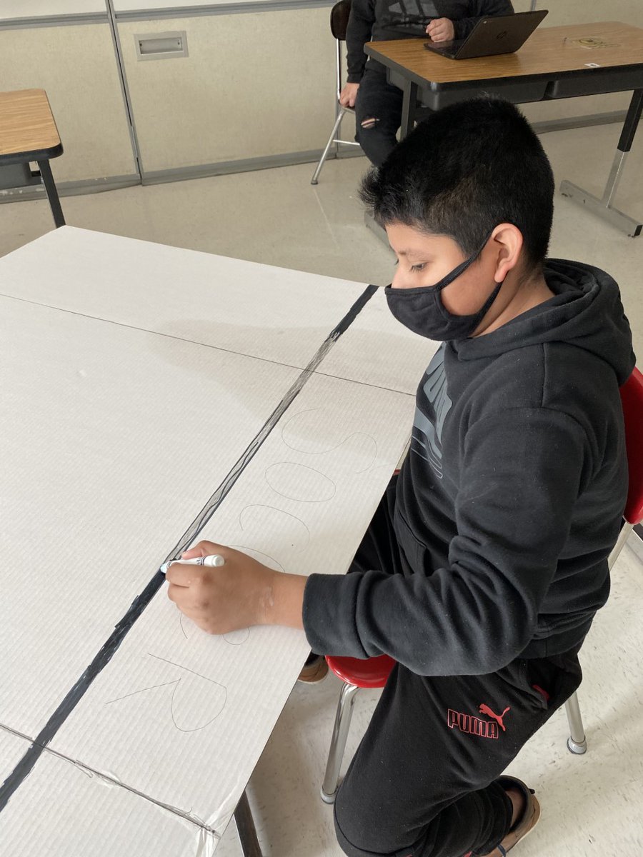 WMSTrailblazers's tweet photo. Students in Ms. D's class are working on perfecting their defenses! We can't wait to see their final projects! https://t.co/oZrfKt0XAY