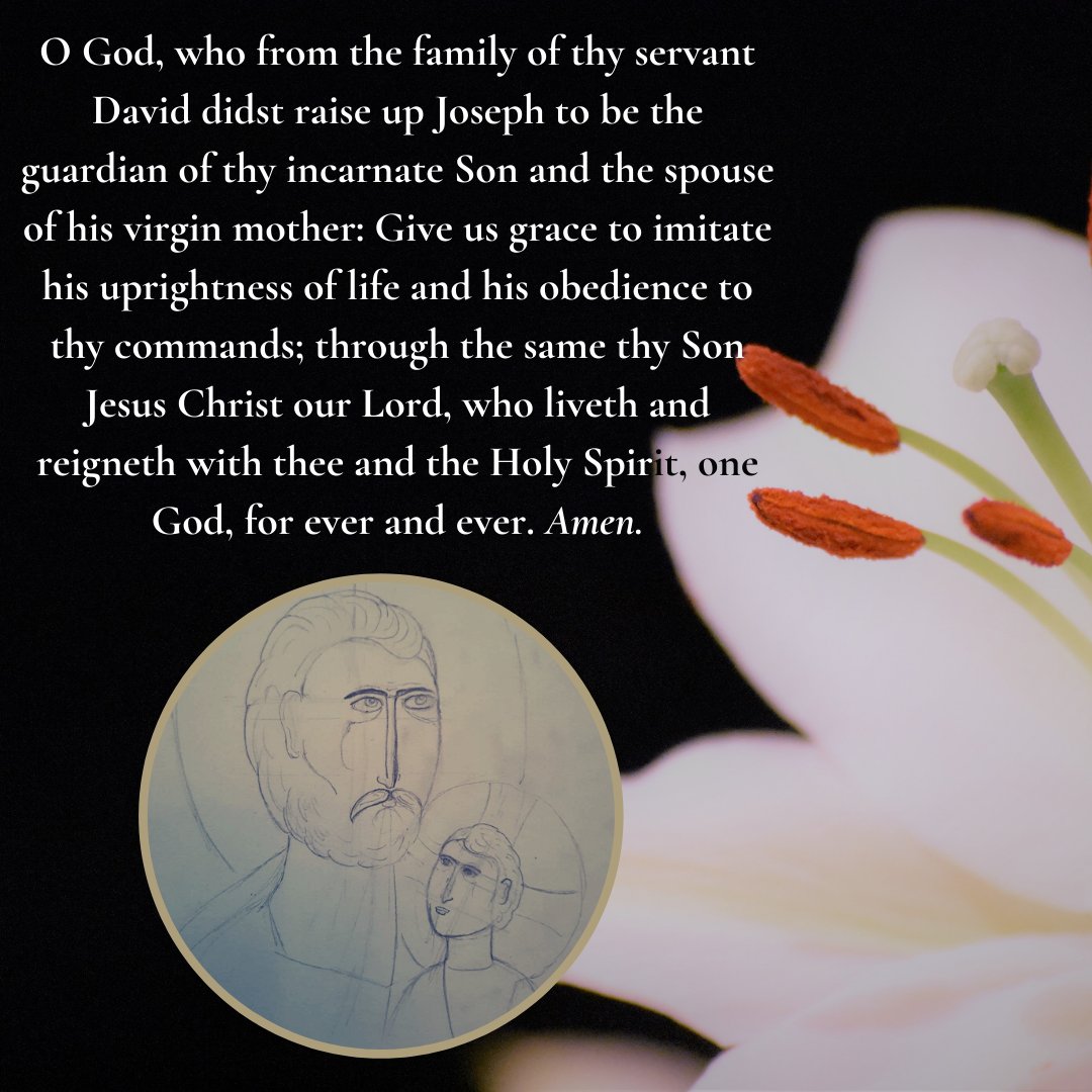 EpiscopalSpring's tweet image. A blessed #feast of #StJoseph to you!

Pencil drawing by Twyla Dallman (Parish of Tazewell County)
#originalArt #EpiscopalChurch #EpiscopalSpringfield #BCP #Lillies