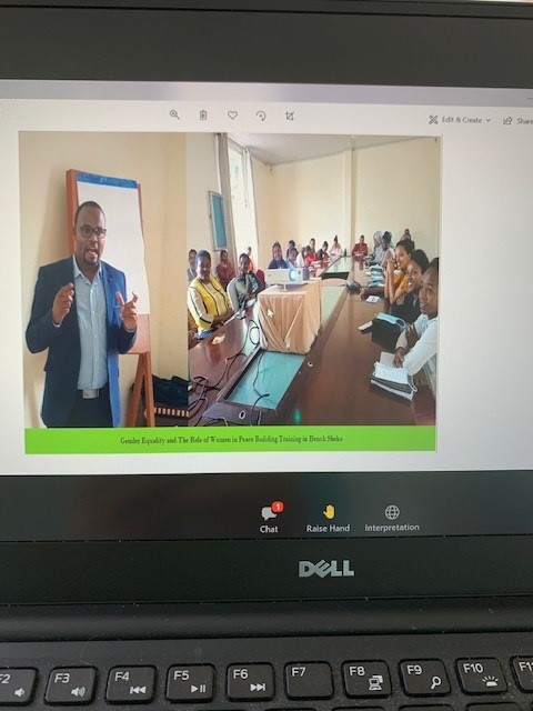 Inspirational talk at #CSW65 from Tekalign Shiferaw about “women made in the image of God”

On running workshops that are 50/50 men and women, about peace building - women then go out into own communities - and men gain a better understanding of the role of women.

#actforequal