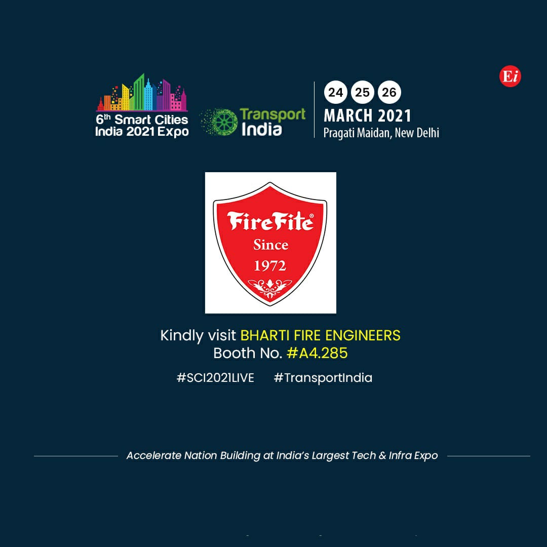 smartcitiesind's tweet image. Fire Fite is a leading manufacturer &amp;amp; supplier of #FireExtinguishers, #FireFightingEquipment, #FixedSystem, #FireProtection Consultancy and dealer in #SafetyDevices, etc.

Connect with them at the @smartcitiesind India expo/Transport India.

Register now: lnkd.in/ekvyMru
