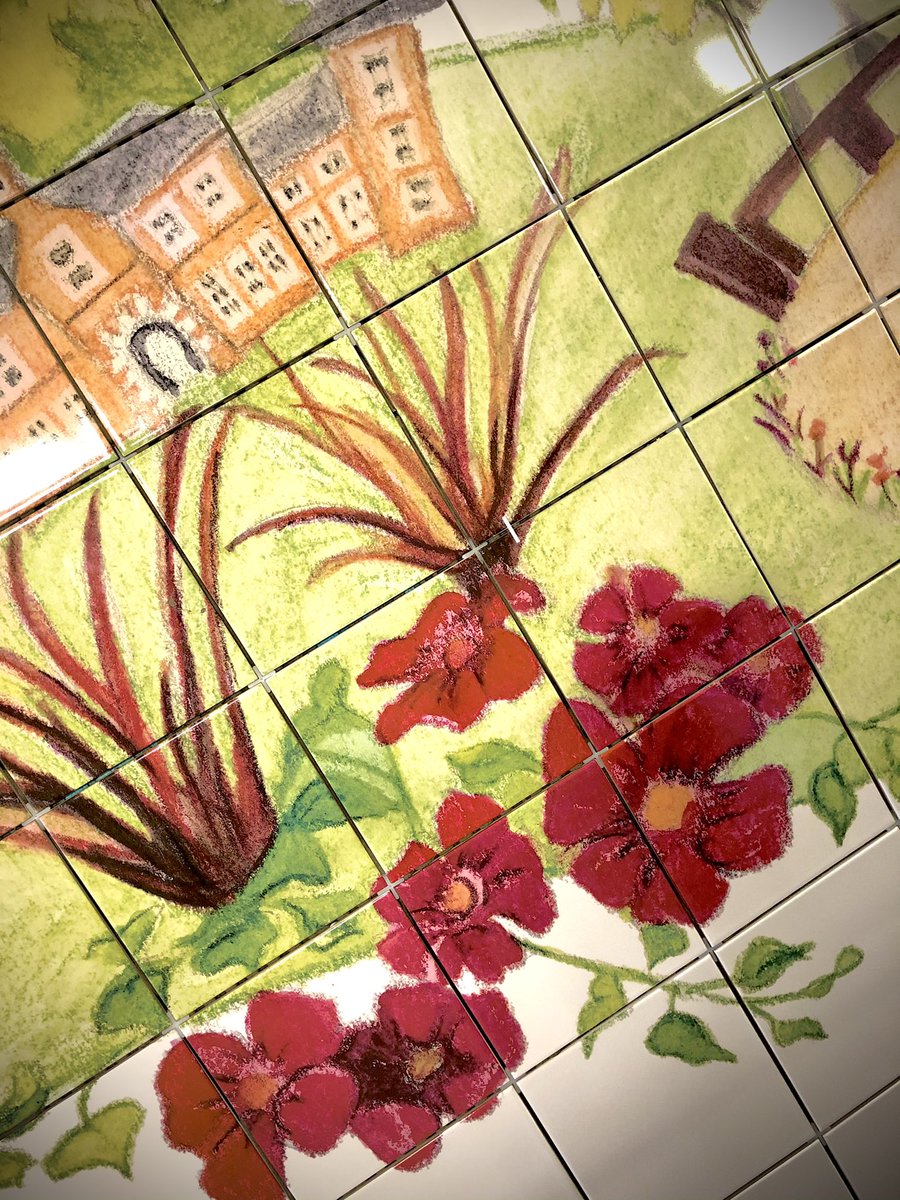 NuLMarkets's tweet photo. Note the hashtag #GrosvenorSubways for regular updates on the refurbishment works. It’s really exciting, eye-catching ceramic artwork. #creativeborough #lovenul https://t.co/jJ2YxQFwGf