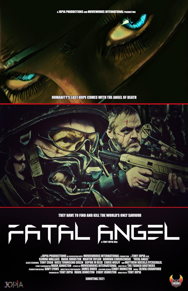 Little mood poster for Fatal Angel that I will be filming this summer! 🤩🤞 

Hopefully time will go quick so I can get on set! 😬 

#filmposter #teaser #moodposter #actor #screen #featurefilm #combat #scifi #stunts