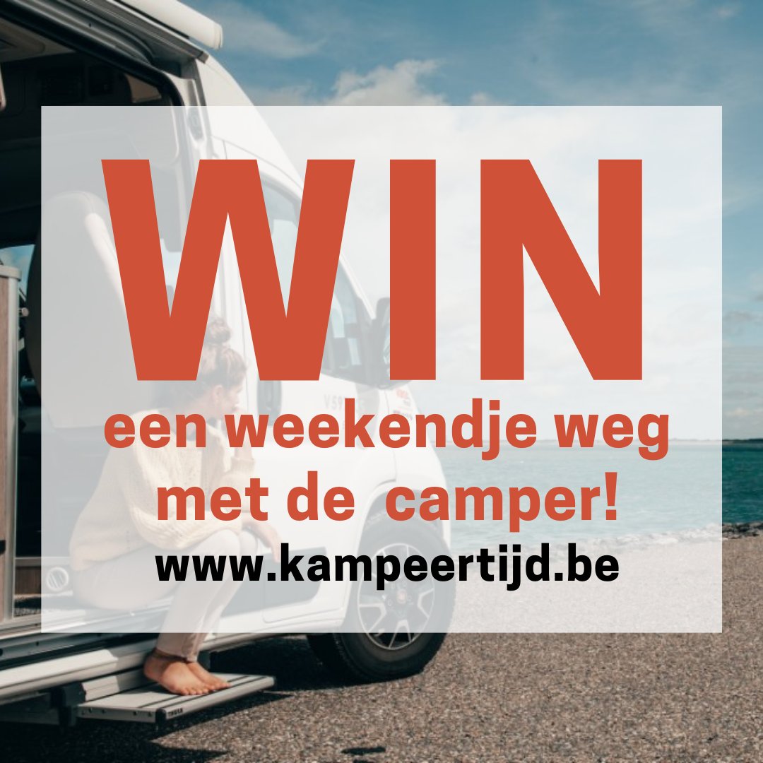 Win een weekendje met een Goboony-camper ter waarde van 500 euro! kampeertijd.pasar.be/wedstrijd