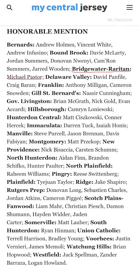 BRHS Basketball (@brhs_basketball) on Twitter photo Congrats to <a href="/mikepastor_33/">Michael Pastor</a> for being an honorable mention for the Courier News All Area Boys Basketball Team Congrats to <a href="/mikepastor_33/">Michael Pastor</a> for being an honorable mention for the Courier News All Area Boys Basketball Team