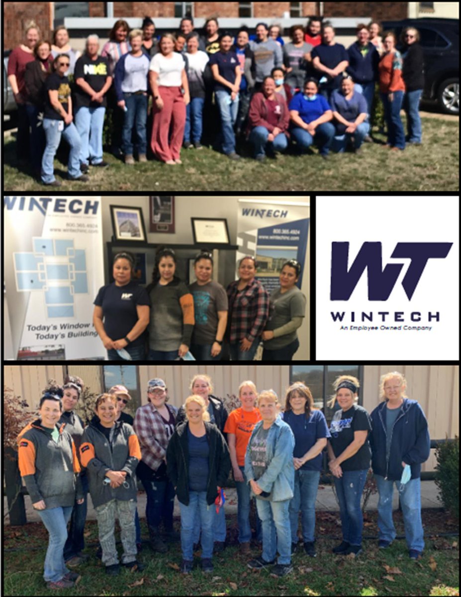 IncWintech's tweet photo. Thank you to all the women here at WinTech that produce the many different products we provide to our various partners.  Happy Women in Construction Week (last week) – we appreciate you!

#womenofconstruction #makingadifference #wintech https://t.co/Wf8PXEhac2