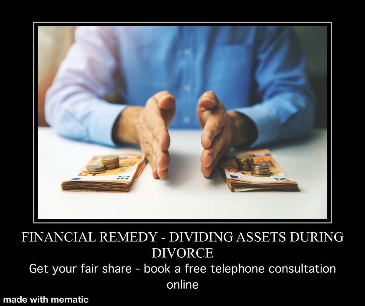 NjPSolicitors's tweet image. #finanicalremedy #financialremedyorder #ancillaryrelief
#negotiation #financesondivorce #divorce #courtorder