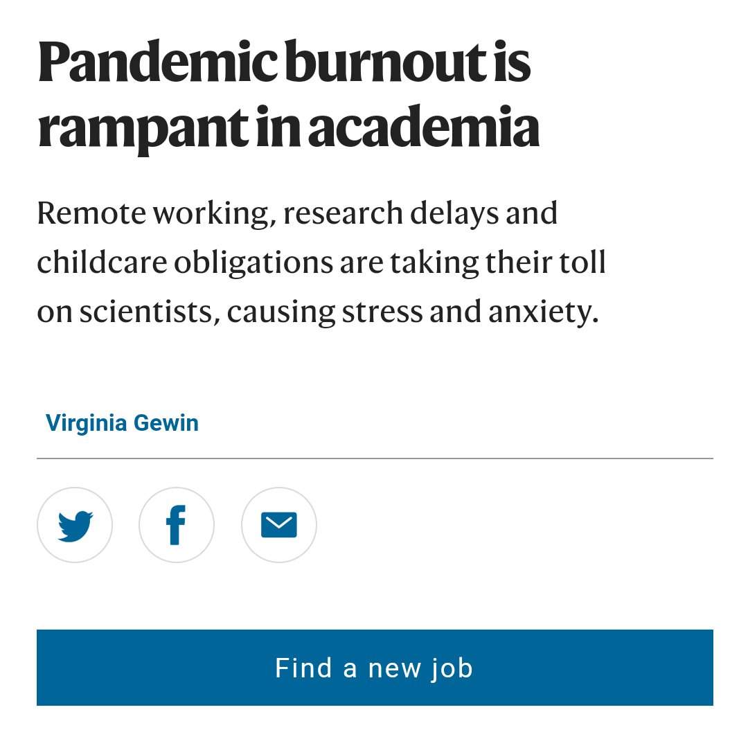 jjgarciaripoll's tweet photo. "Pandemic burnout is rampant in academia" https://t.co/OtOglTWzbX
Funny choice of ad button below the title 😁 https://t.co/YZ0LqSlJFQ