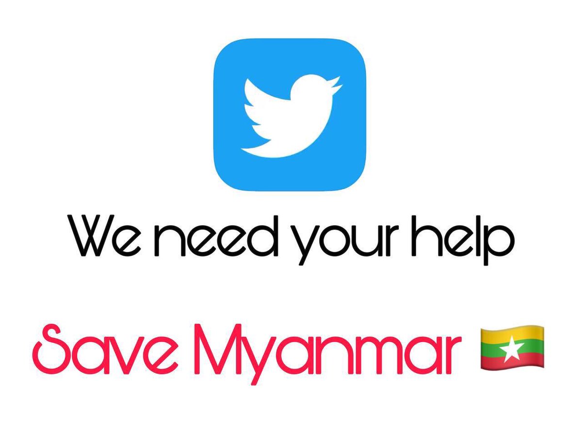 Laythetaw's tweet photo. @jack @Twitter @TwitterSupport
We really need to reach international media on #WhatsHappeningInMyanmar. We use trigger warning (tw) for all the sensitive contents yet our accounts are being removed. We request you not to take down our posts and accounts about #MyanmarMilitaryCoup https://t.co/ciqylSey4t