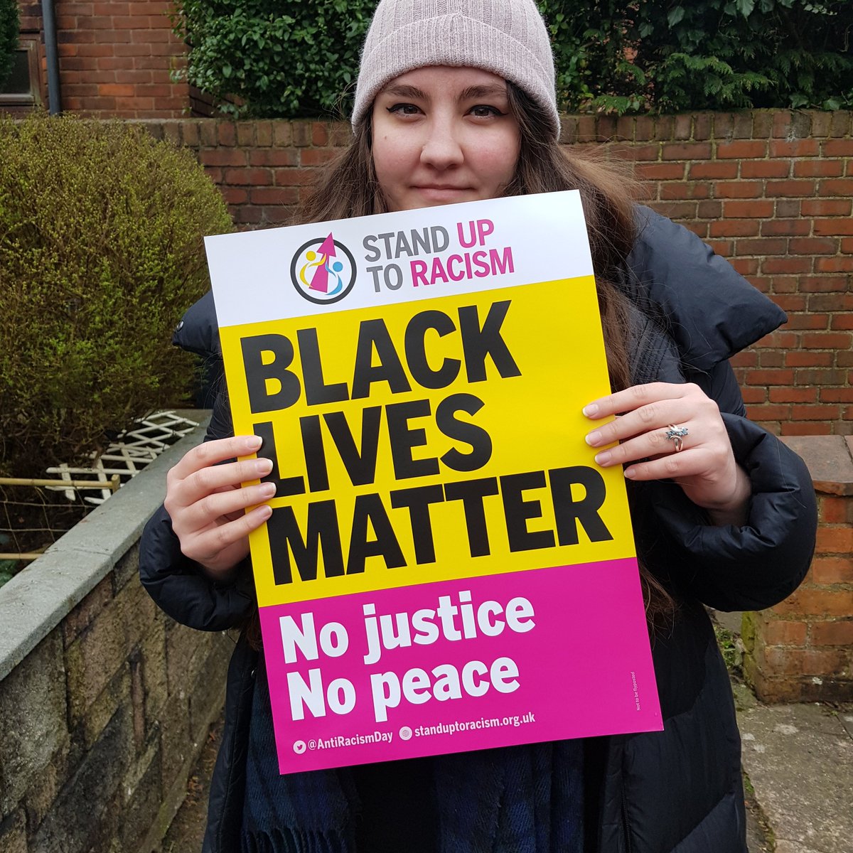 BOSSandwell's tweet photo. Join us in making a stand against racism on our front doorsteps this weekend for @AntiRacismDay! 

You can get a poster from @WhyNotCoffeeBw or just download &amp; print: https://t.co/kZ2CXLN4gM.  Then share your selfie to show solidarity!

#SandwellAgainstRacism
#WorldAgainstRacism https://t.co/6WIFZqtNXb