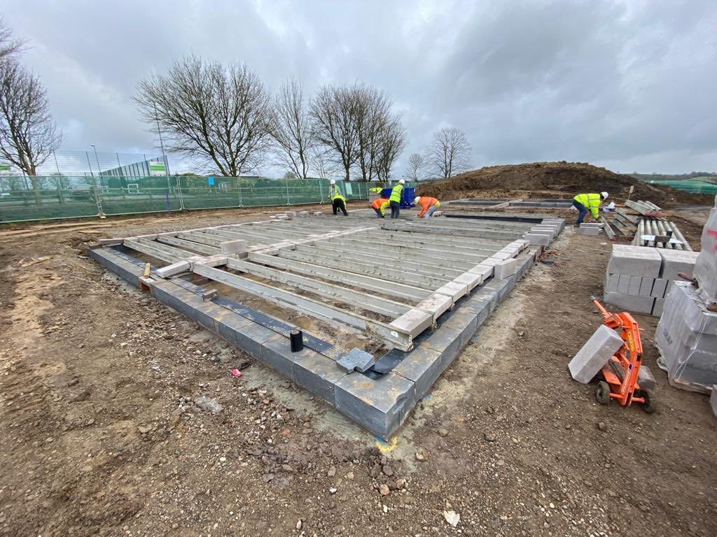 AMJPMLtd's tweet image. Amazing progress with the beams ready for blocks ⁦@BuildColonial⁩ - #teamwork #professionalprojectmanagement