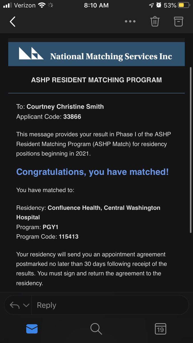 I MATCHED!! With my #1 program!!!! 🥺🥰 feels so surreal