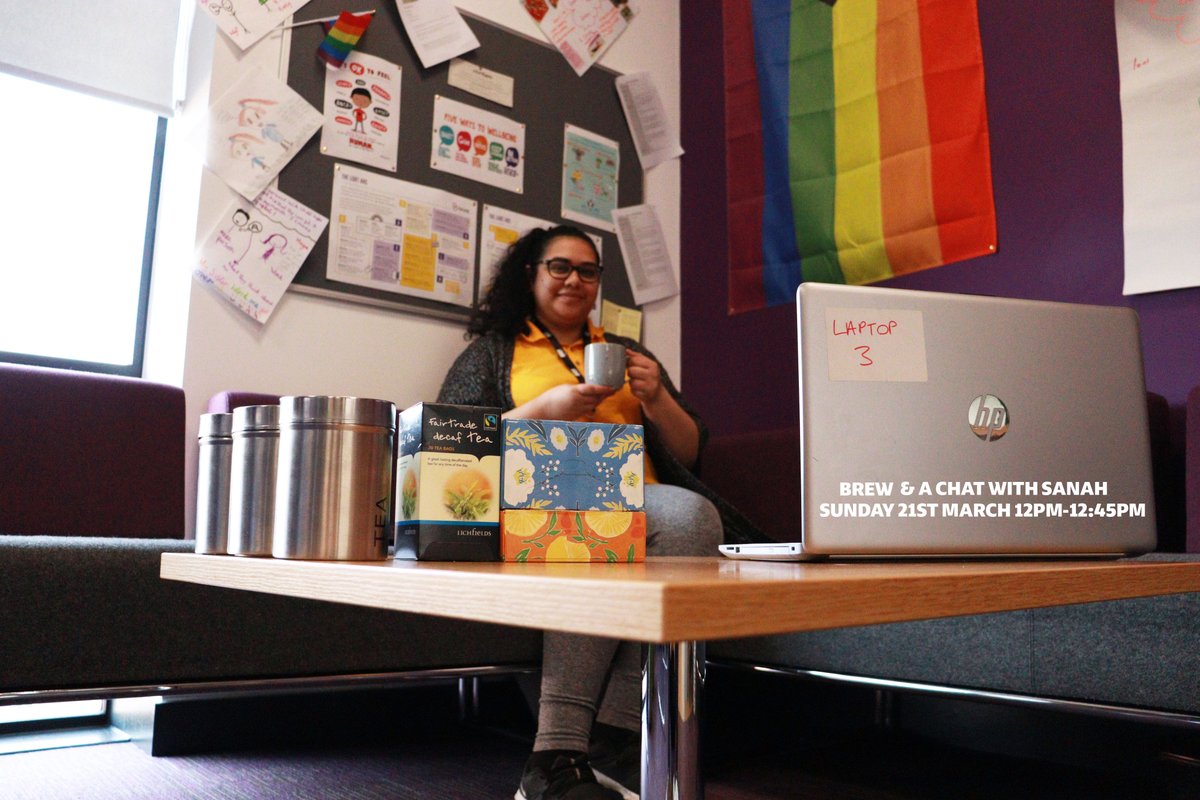 HideOut_YZ's tweet photo. Join Sanah for a Brew & A Chat this Sunday at 12PM-12:45PM! ☕
T️his digital session is now bookable through the website, so get booking now at: https://t.co/sbafEkxmew 💻
#YoungPeople #Manchester #Charity #BrewAndAChat #DigitalOffer https://t.co/hWfgbzORJs