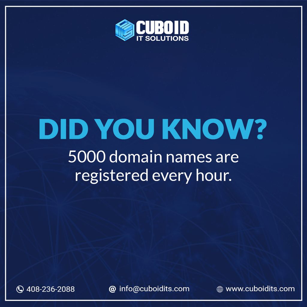 cuboidits's tweet image. That translates the number to a whopping 120,000 Domains every single day and 43 million domain names a year. More than 75% of Domains are parked or not resolving, that’s the reason why you don’t get your desired .com domain name.
.
. 
#websiteforbusiness #webdevelopmentteam