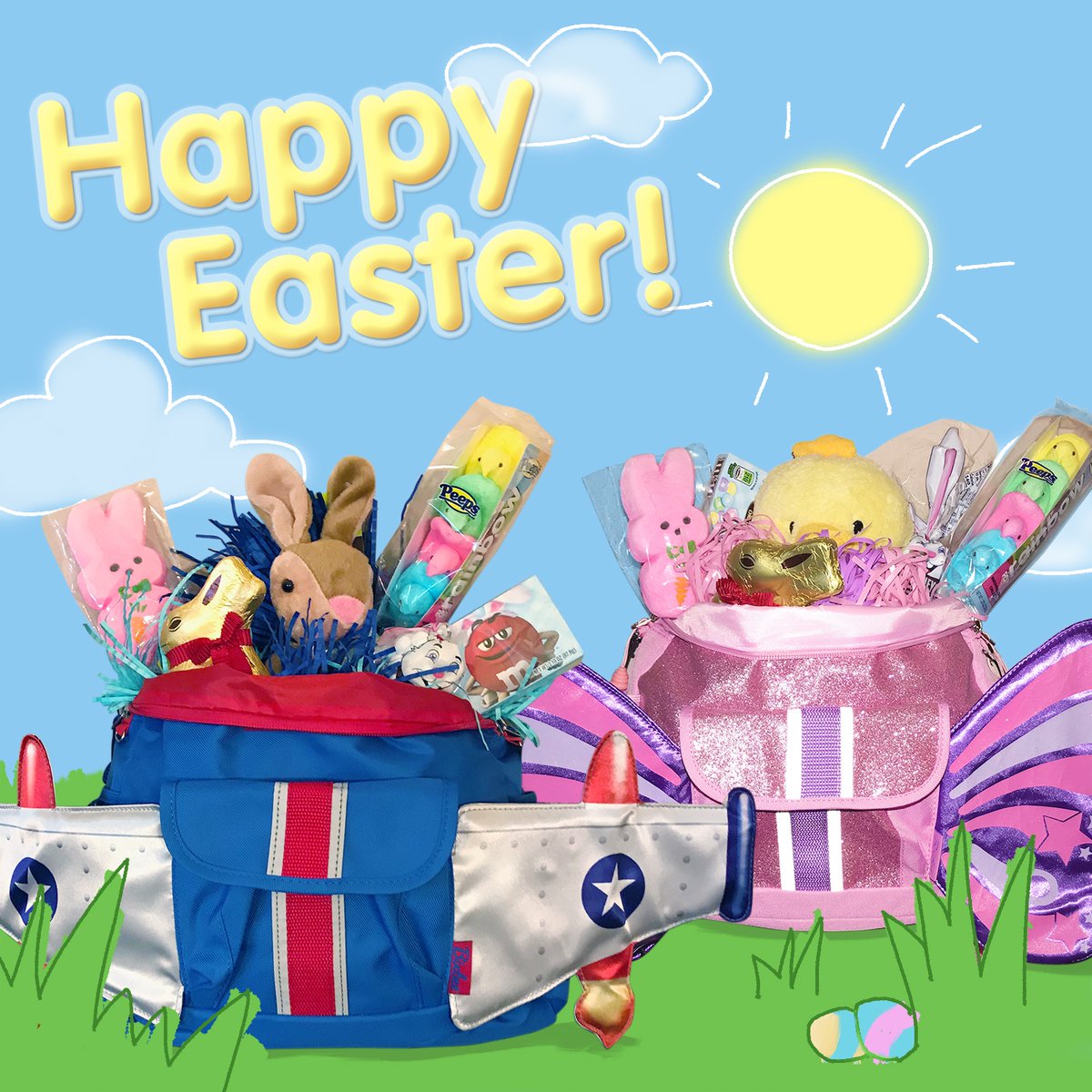 Bixbee backpacks make for a fun, multipurpose, reusable Easter basket while also supporting a child in need through our #OneHereOneThere mission.

🐰Use code 'BASKET25' to save 25% on backpacks and lunchboxes. Visit l8r.it/kCDC to shop. #EasterBasketsForKids