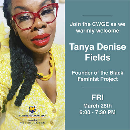 blkfeministproj's tweet photo. CWGE continues its celebration of Women's History Month by inviting Tanya Denise Fields to their community.

RSVP with link in bio!

#tbfp #radicaljoy #theblackfeministproject #thebronx #southbronx #blackjoy #blackwomxn #blackmages #internationalwomensday #womenempowerment #WHM https://t.co/rs4JT32NnC