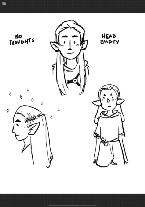 Lil Leggy warmup doodles 