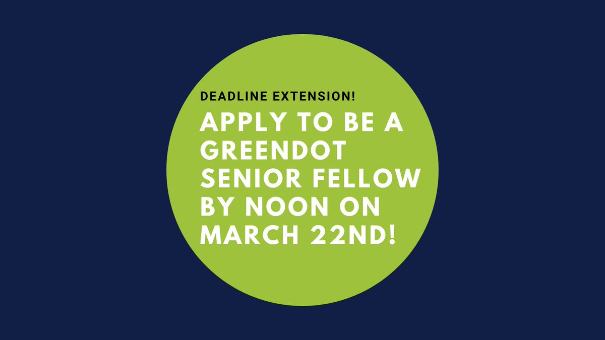 DEADLINE EXTENSION!
Attention rising seniors who are planning on living on campus next year! The deadline to apply to be a greeNDot Senior Fellow has been extended to March 22nd at noon! Apply today!#notredame #wearend