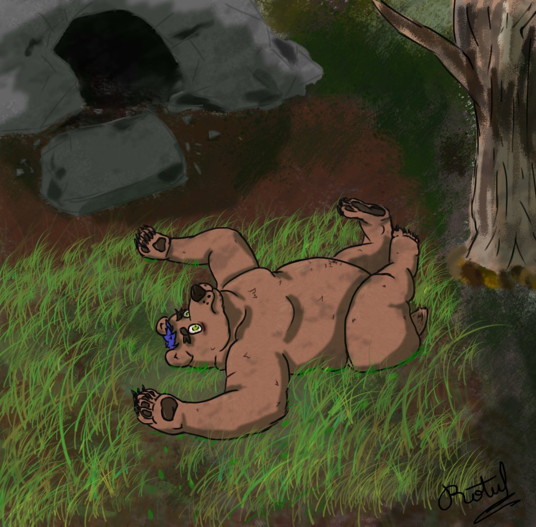 RotulDesign's tweet photo. Petit artwork pour une scène de mon livre "L'affliction des Oursols"
Se réveiller avec un nouveau corps est difficile. Tout se chamboule dans l'esprit de cet ours.

When you wake up in the middle of a forest with a new body and everything is a mess in your head... https://t.co/JFMr6vA3ZE