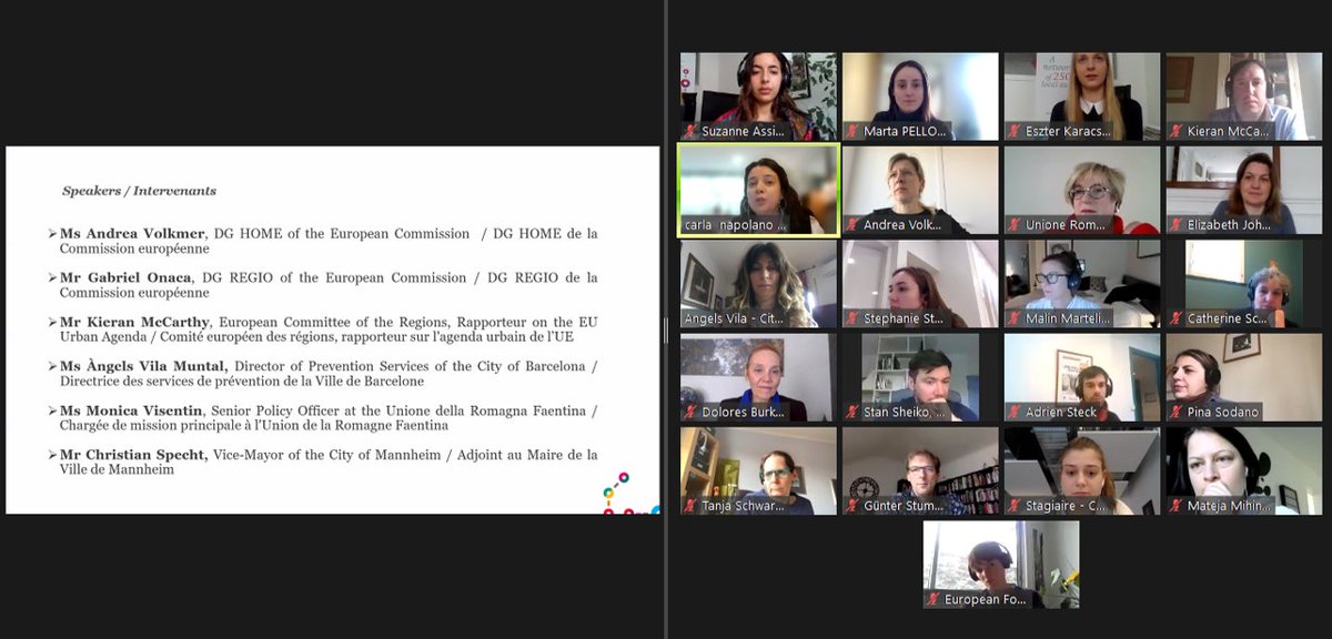 Efusnews's tweet photo. [#EfusGA] Starting now! The key role of #local and #regional #authorities in #EU #SecurityPolicy &amp; related initiatives.
👥 With representatives from @EUHomeAffairs @EUinmyRegion @EU_CoR 
🔊 stay tuned https://t.co/XO6e1YWnLa