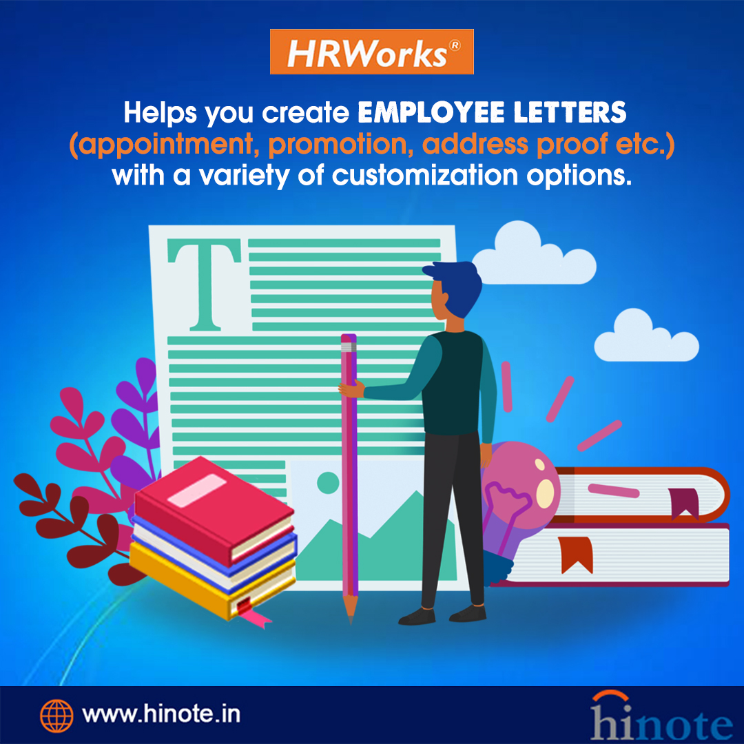 'Create employee letters on HRWorks by uploading the letterhead design to HRWorks. Also, you can preview letter contents prior to publishing. 
For more details, visit our website - hinote.in
#Hinote #HRWorks #letters #Automation #reportbuilder #salaryprocessing