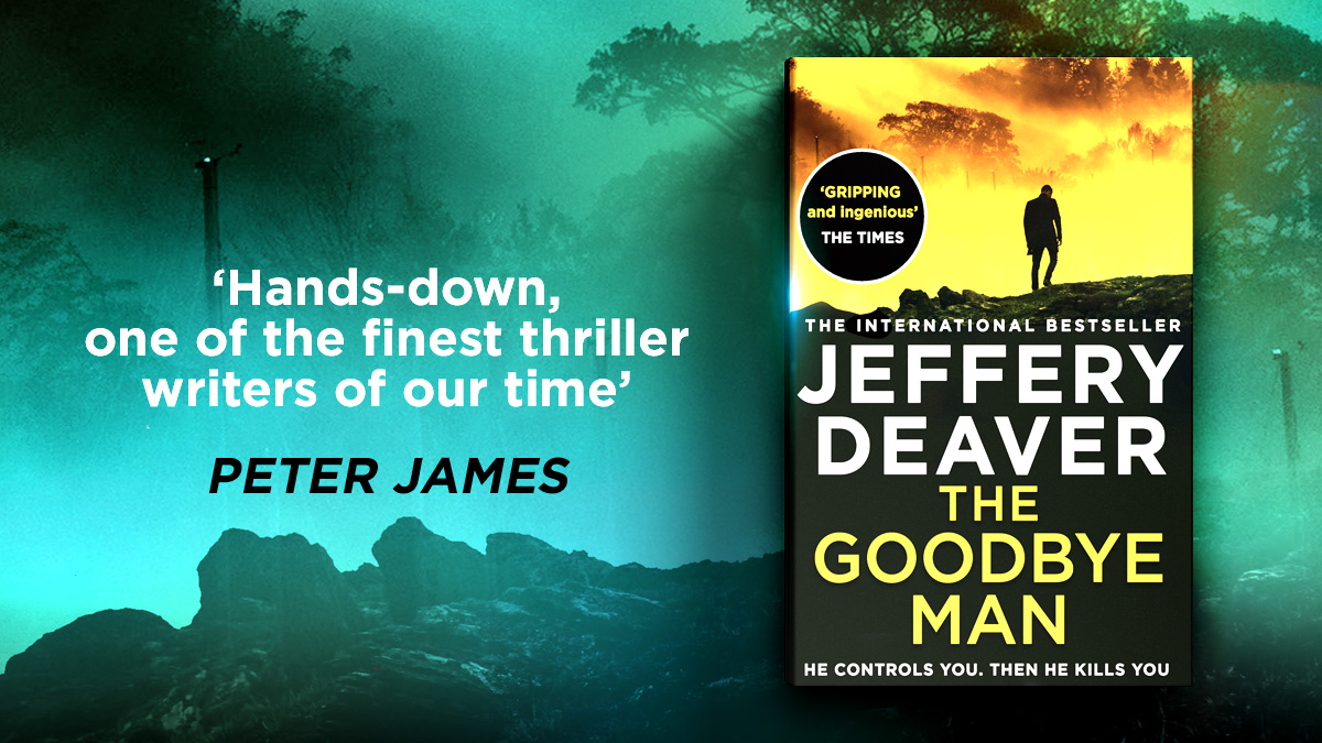 HarperFiction's tweet photo. A shocking death.
A dangerous cult.
Only one man can uncover the truth.
Discover @JefferyDeaver's #TheGoodbyeMan - out now in paperback https://t.co/y5azcpl0il https://t.co/UOvJSlpFij