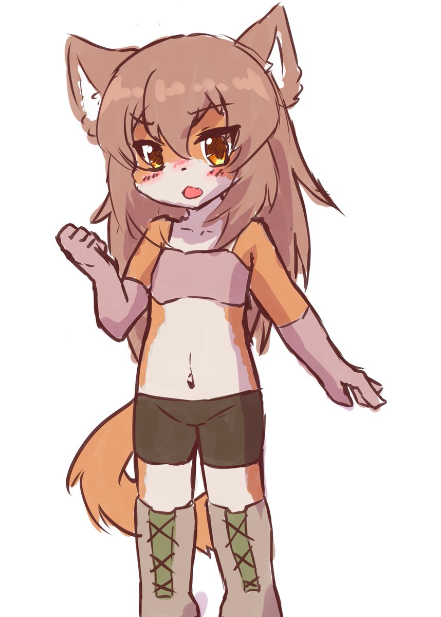 柴犬の女の子 すいちゃん のイラスト