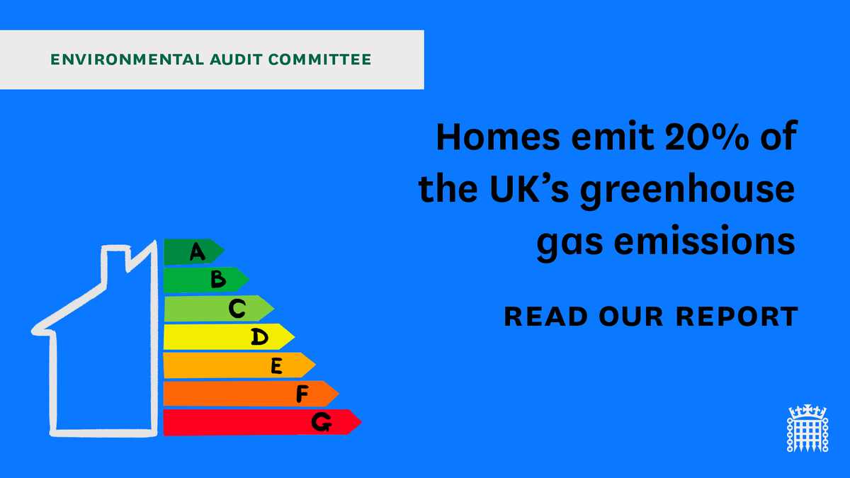 CommonsEAC's tweet photo. We will not meet net zero unless urgent action is taken this decade to improve the energy efficiency of homes. 

📚Read our report - Energy efficiency of existing homes - out today https://t.co/1h0npIj4vH | #EnergyEfficiency https://t.co/fQLUd2aQc9