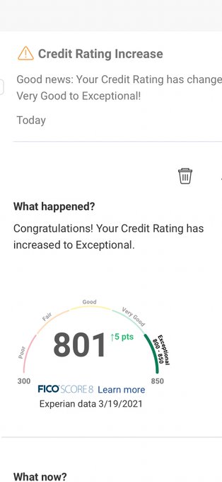 So damn proud of myself for this. 4 years ago my credit was in the 500&rsquo;s and I was starting over from<a href="/tag/fuckyoupayme"class="tags"><span>#fuckyoupayme</span></a>