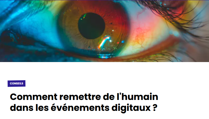 Humaniser au maximum les événements virtuels : c’est la question que s’est posée <a href="/digitevent/">Digitevent</a> !

👉Découvrir leur article : bit.ly/3ltSOvz

#eventprofs