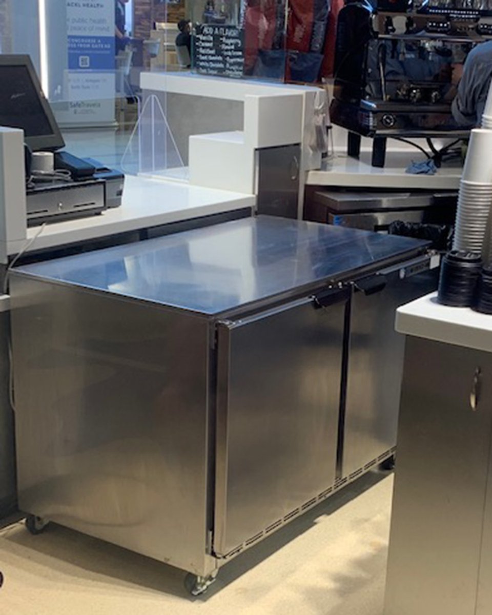 Beverage_Air's tweet photo. The Strip Market inside the Pittsburgh International Airport is certainly highlighting some Beverage-Air units! #undercounter #barmobile #beverageair #aligroupfs https://t.co/uWaKUhaYri
