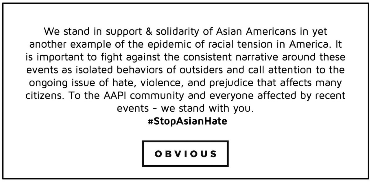obviousvc's tweet photo. #StopAsianHate https://t.co/vytDWZem8a