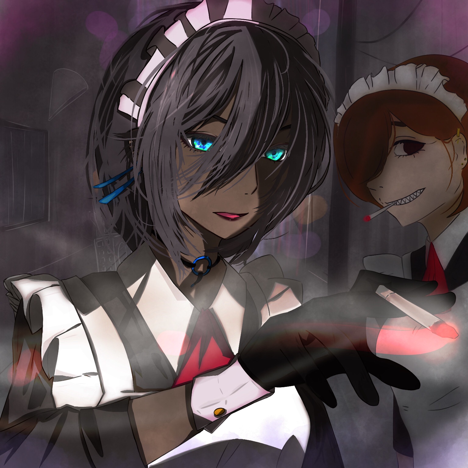 ゴミ箱のふたお 絵描きさんと繋がりたい イラスト好きな人と繋がりたい ボサボサ頭が好き タバコを吸うメイドが好き 生ハムが好き です T Co Hhkwcgqf6f Twitter