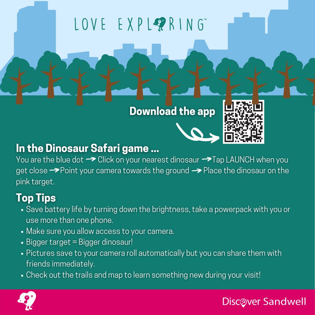 This weekend is your last chance to see the Winter Fairies at our parks across Sandwell! Download the @LoveExploringHQ App for FREE here: bit.ly/3oihUNZ and get searching! Check out our Top Tips too!