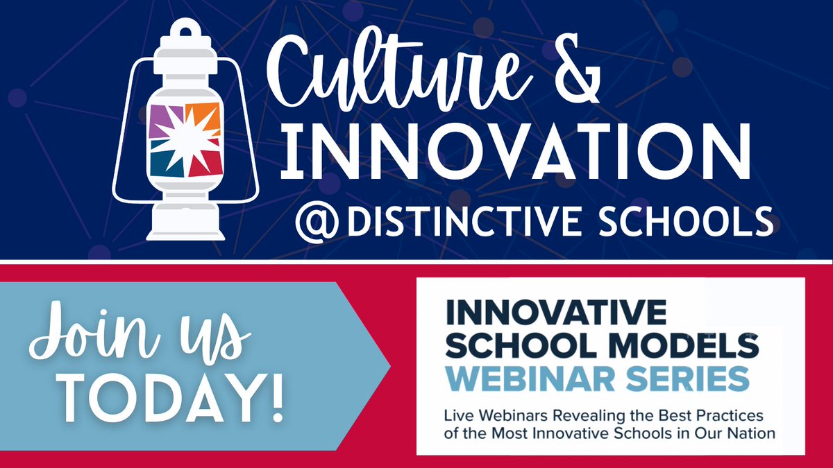 Distinctive_Edu's tweet photo. Join us this afternoon – or register to receive the link later! We're excited to share how we designed and built our personalized learning model with culture, equity, voice & innovation. Don't miss this @quality_schools webinar: https://t.co/4rx9XpPahR #WeAreDistinctive #ALLin https://t.co/Mwubu2rPXM