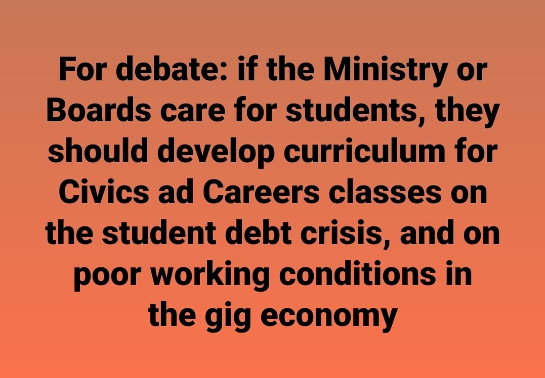 chandler12osstf's tweet photo. #onpoli #onpse #studentssayno #onted #osstf #oecta #aefo #onlab #justrecoveryforstudents #ed4all #cfsfcee https://t.co/ooVTCiFgyg