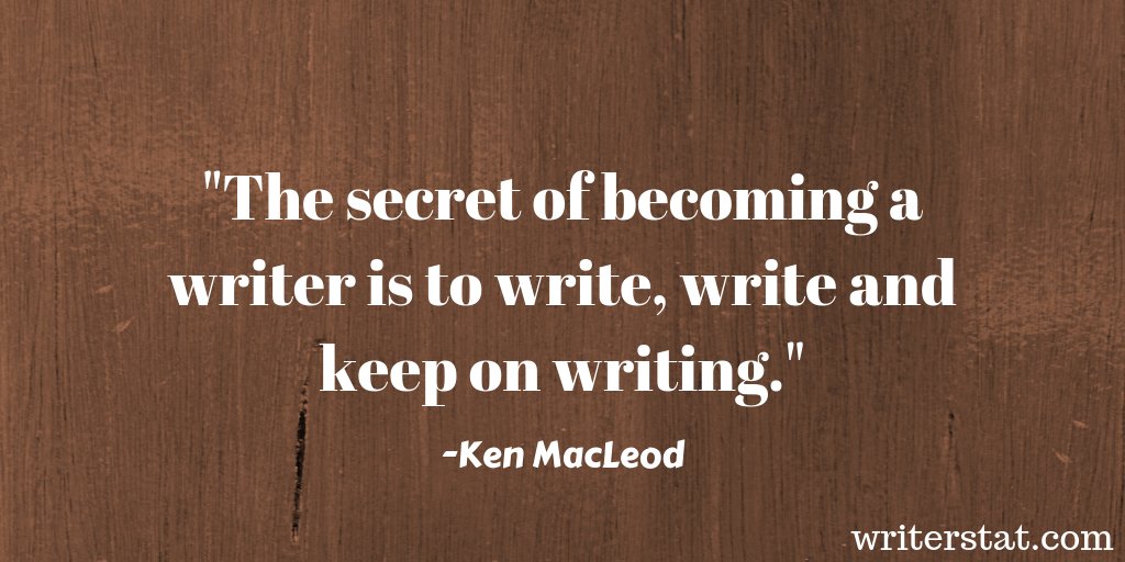 WrtrStat's tweet image. Sometimes it takes faith and courage to get up and write each day. So that later on in a future draft, you can improve upon your writing. #amwriting #amediting ...Keep Writing.