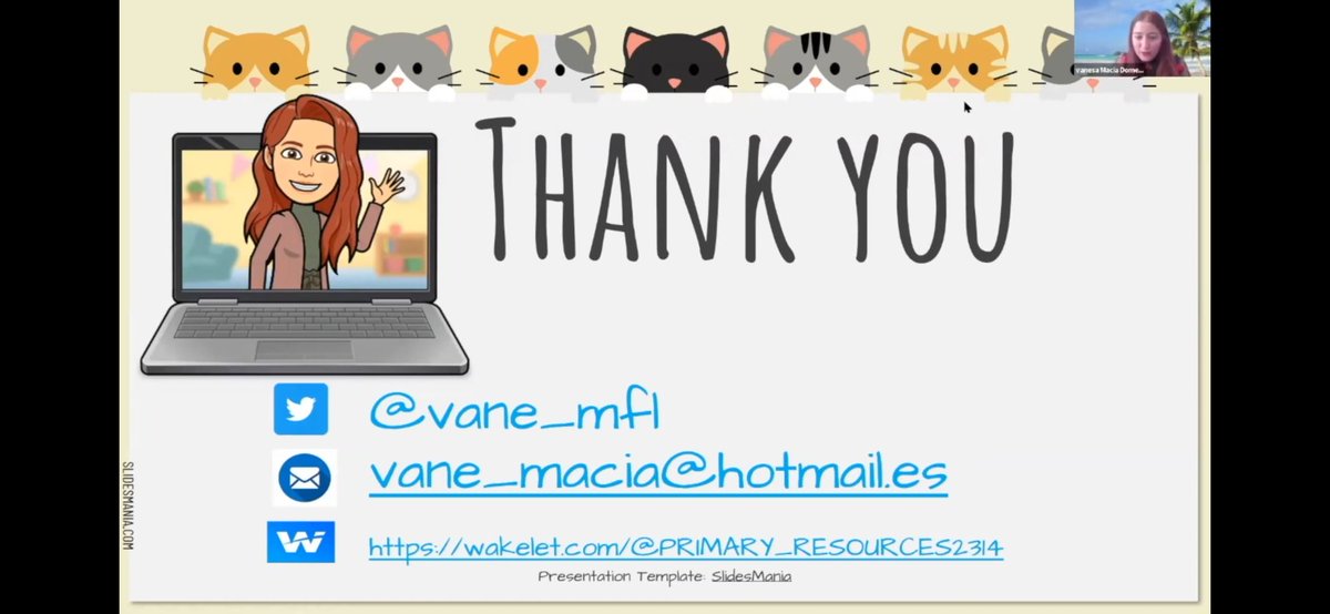 vane_mfl's tweet photo. Honoured to participate in this event as a speaker, showing good practice in Primary school during remote learning. Fantastic ideas shared. I used a lovely template from @SlidesManiaSM for my first ever live event. #mfltwitterati #mflprimary https://t.co/yQo3iPW0Tr