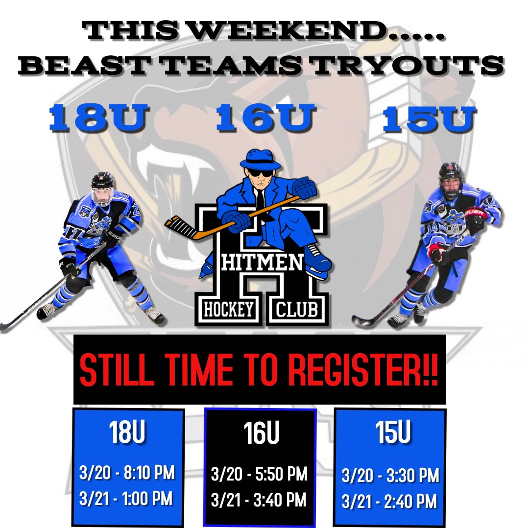 Bhealthynow's tweet photo. It’s Time!! Midget tryouts start tomorrow.  Register Now... https://t.co/aO9jV5Z3tN.  Dates and times listed.  See you there! 👀 #hitmennation #tryouts #Midgets #BeABeast #development #RHA #APT #NESV #chooseyourpath #CoachingMatters #forplayersthatwantmore https://t.co/nVauw3vpvM