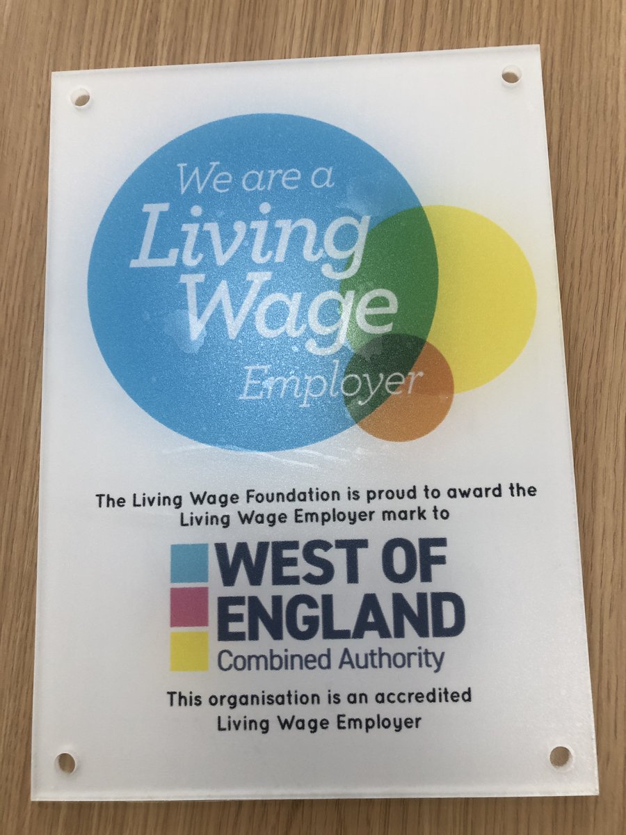 WestofEnglandCA's tweet photo. We’re proud to have received our Living Wage Employer accreditation today.

Through leading by example, we aim to encourage other employers across our region to show the same commitment to paying the Living Wage to their staff too.

See⬇️
https://t.co/XC8Aqqit6N

#LivingWage https://t.co/1spwEZDhns